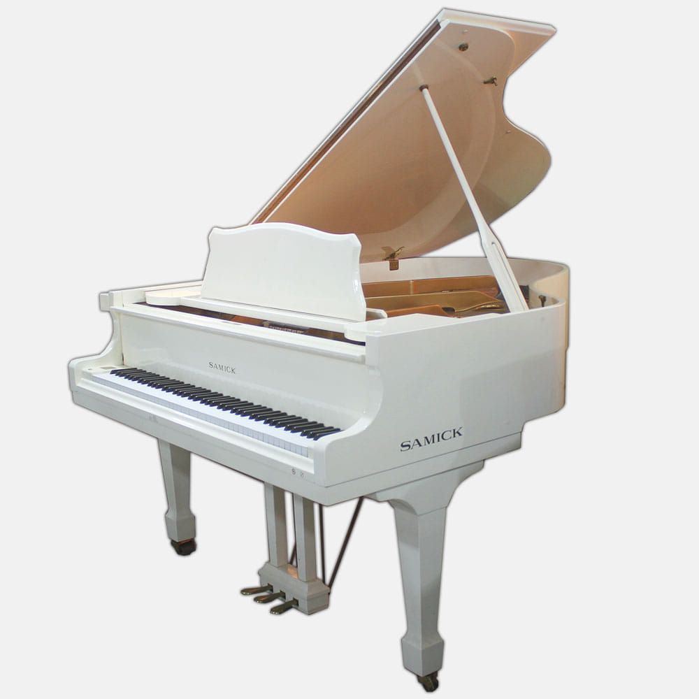 삼익그랜드피아노 G-185C 화이트
